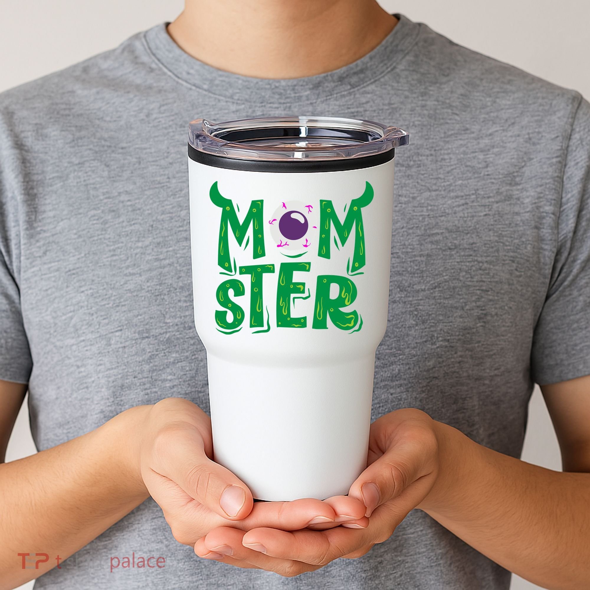 Momster Halloween Mom Tumbler