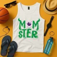 Momster Halloween Mom Tank Top thumb 4
