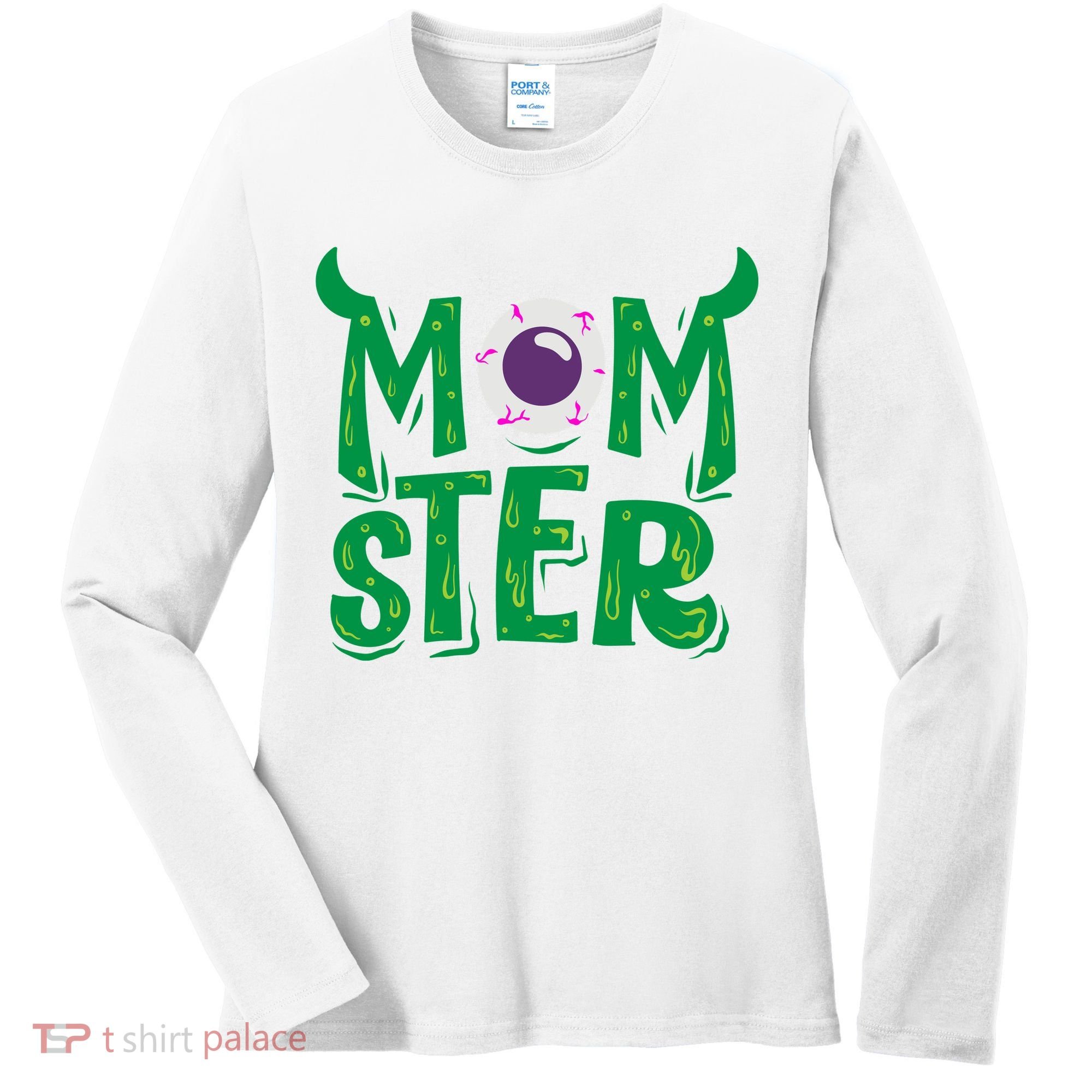Momster Halloween Mom Women's Long Sleeve Shirt