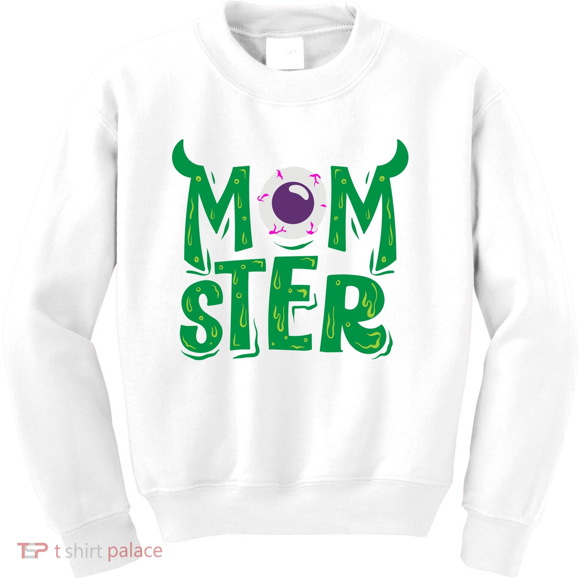 Momster Halloween Mom Kids Sweatshirt