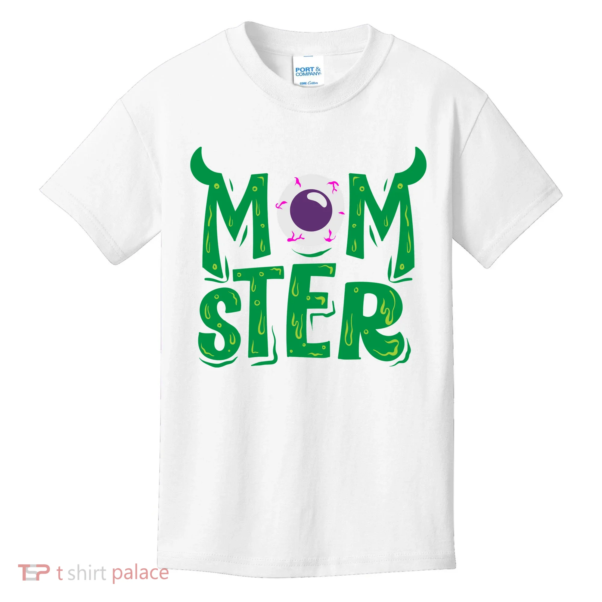 Momster Halloween Mom Kids T-Shirt