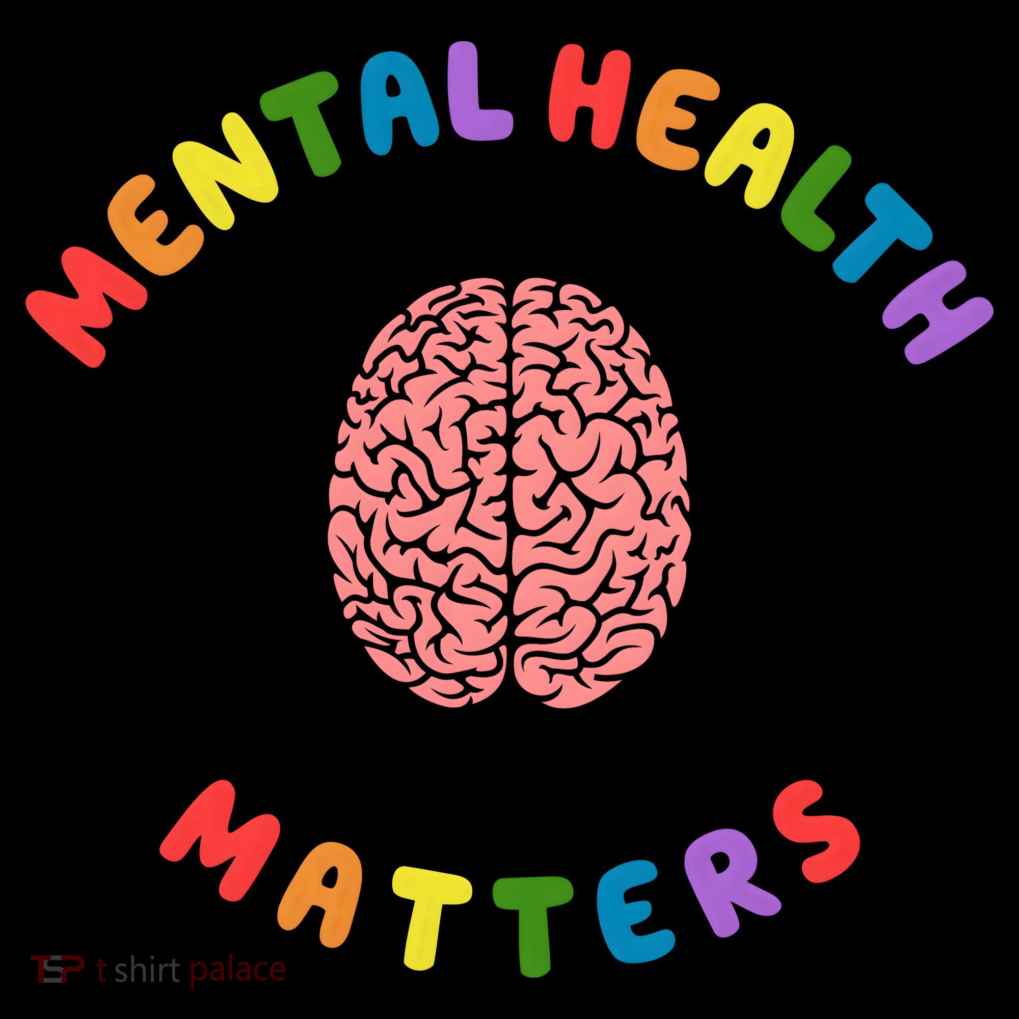 Mental Health Matters Rainbow Brain Awareness Coffee Mug