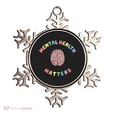 Mental Health Matters Rainbow Brain Awareness Ornament