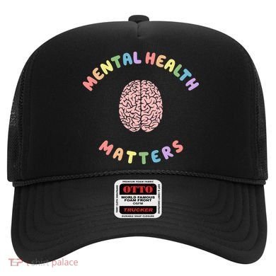 Mental Health Matters Rainbow Brain Awareness Hat