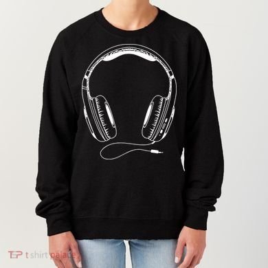 Music Headphones Women's Sweatshirt