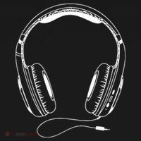 Music Headphones USA-Made Doggie Bandana thumb 2