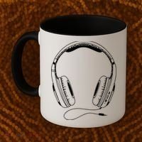 Music Headphones Coffee Mug thumb 2