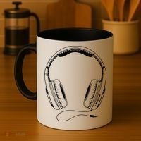 Music Headphones Coffee Mug thumb 4