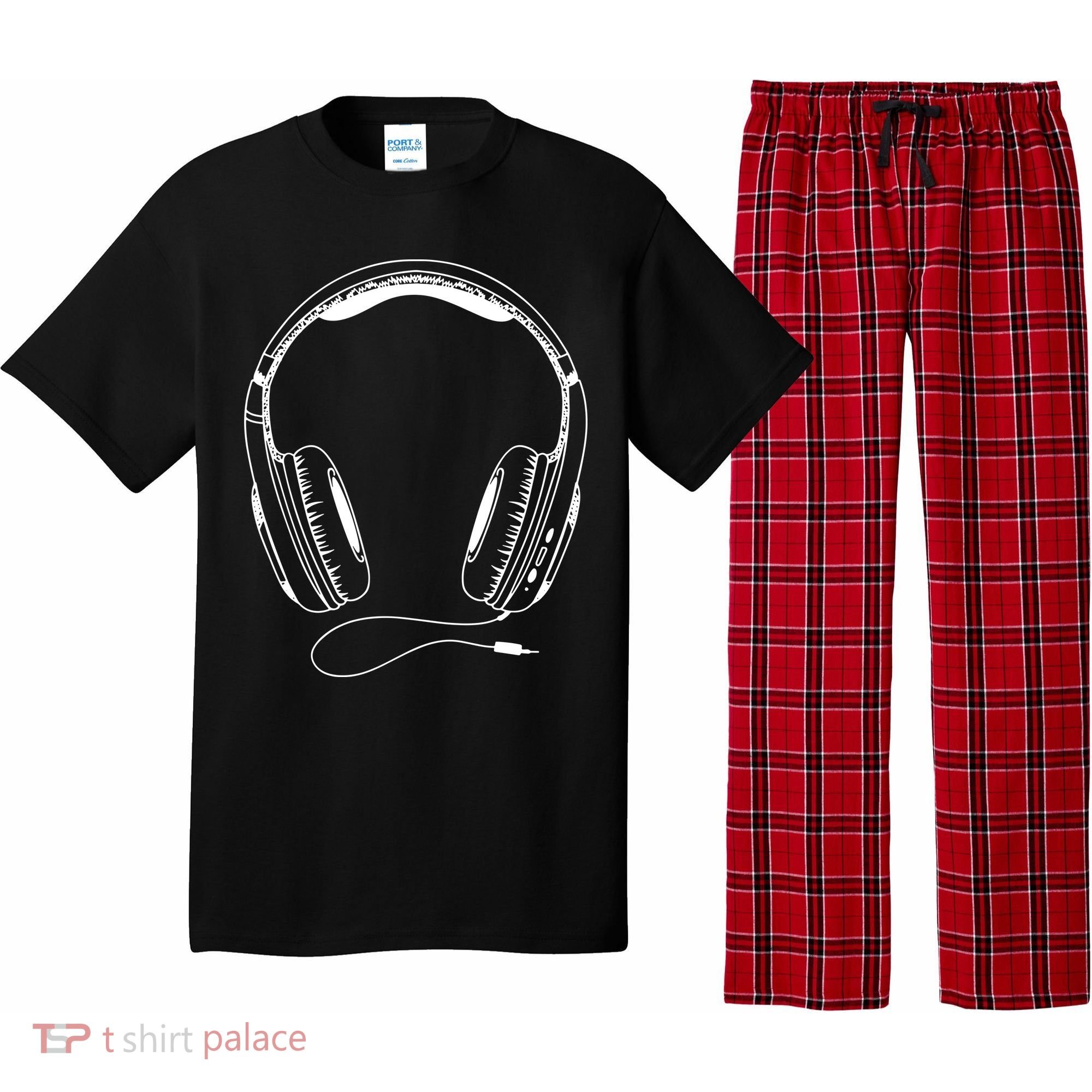 Music Headphones Pajama Set