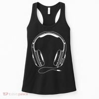 Music Headphones Women's Tank Top thumb 0