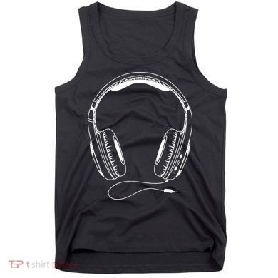 Music Headphones Tank Top