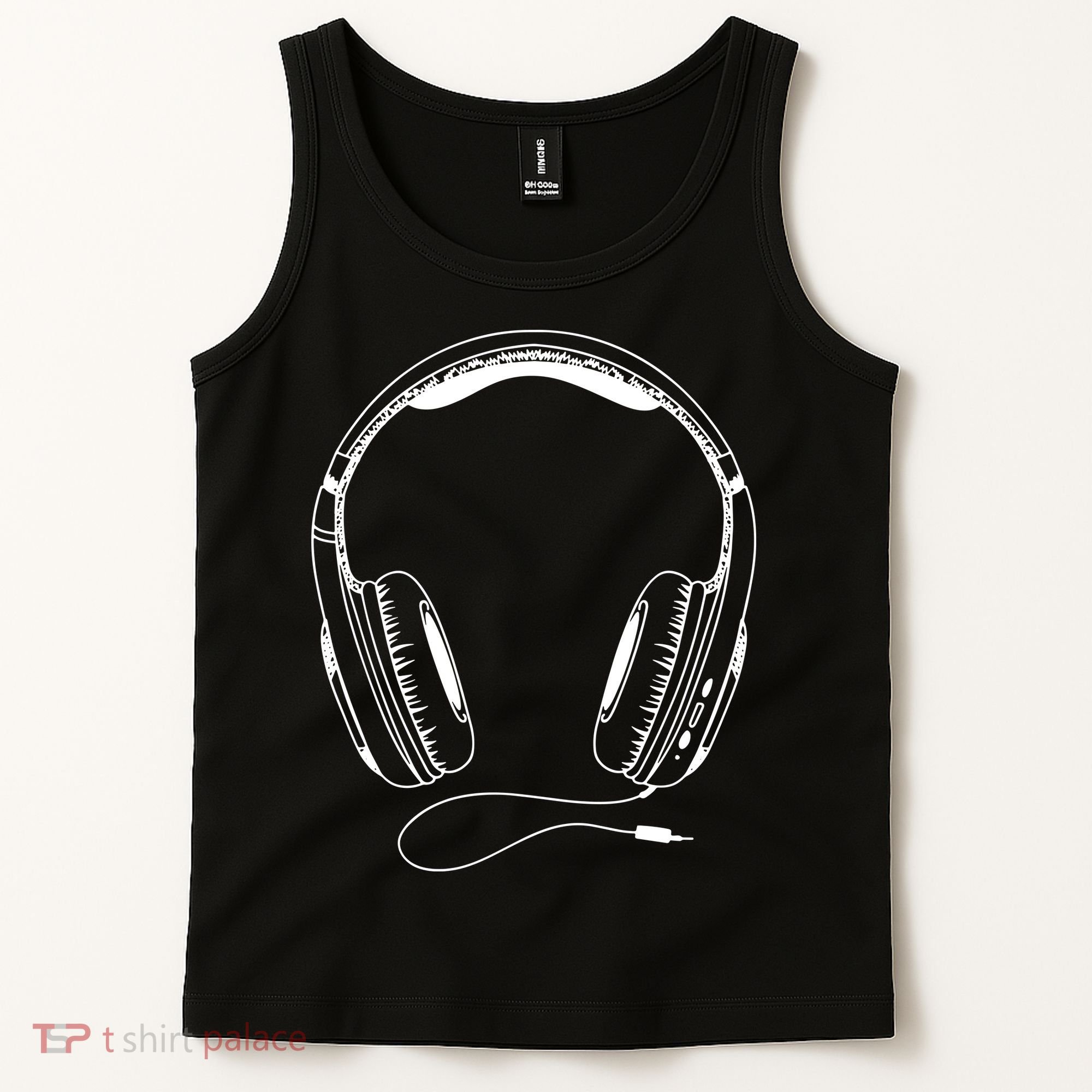 Music Headphones Tank Top