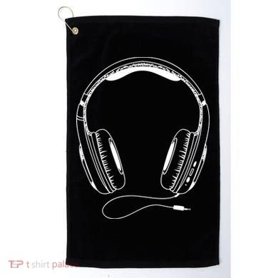 Music Headphones Golf Towel