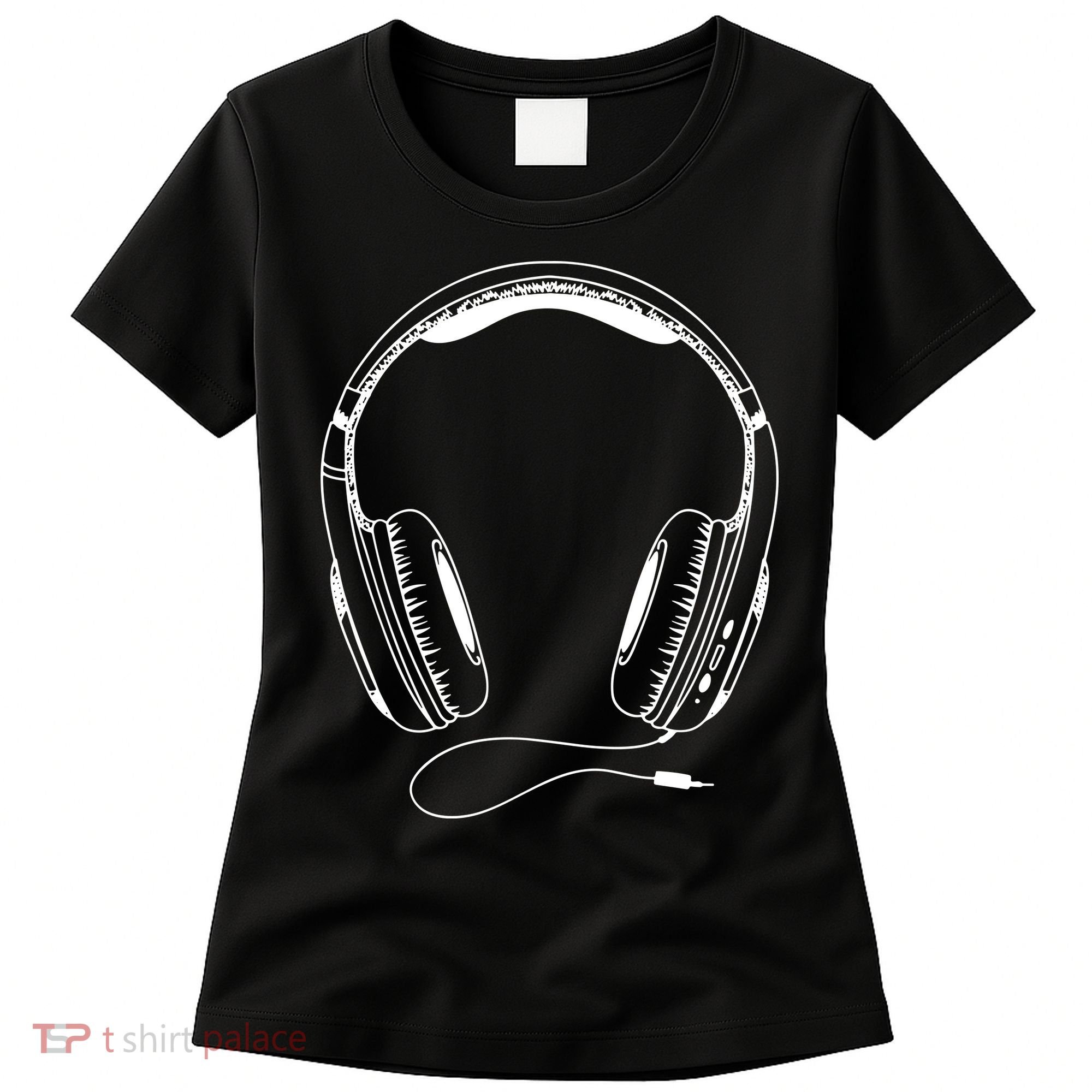 Music Headphones Women's T-Shirt