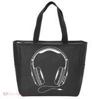 Music Headphones Tote Bag thumb 0