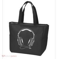 Music Headphones Tote Bag thumb 3