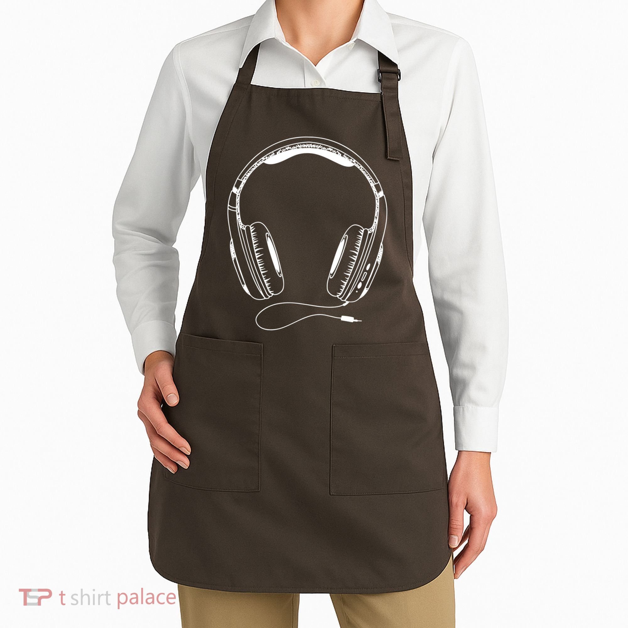 Music Headphones Apron