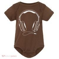 Music Headphones Baby Bodysuit thumb 0