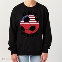 My Home My Roots Morocco Flag Soccer Gift Women's Sweatshirt thumb 0