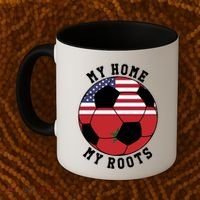 My Home My Roots Morocco Flag Soccer Gift Coffee Mug thumb 2