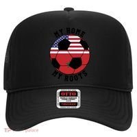 My Home My Roots Morocco Flag Soccer Gift Hat thumb 0