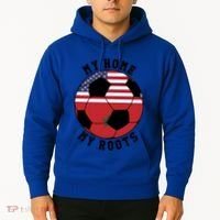 My Home My Roots Morocco Flag Soccer Gift Hoodie thumb 2