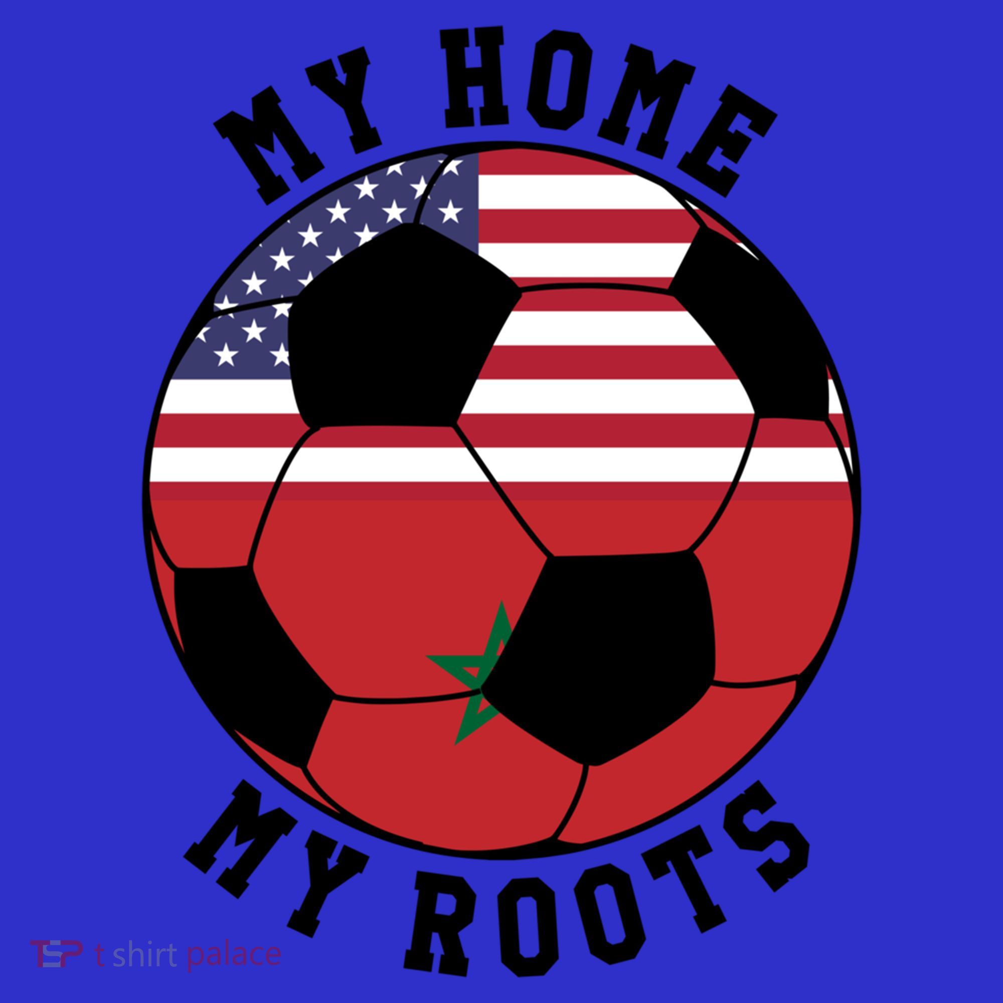 My Home My Roots Morocco Flag Soccer Gift Sweatshirt