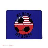 My Home My Roots Morocco Flag Soccer Gift Mousepad thumb 0