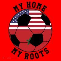 My Home My Roots Morocco Flag Soccer Gift Santa Hat thumb 1