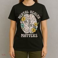 Mental Health Matters Be Kind To Your Mind Mental Awareness T-Shirt thumb 4