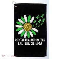 Mental Health Matters End The Stigma Golf Towel thumb 0