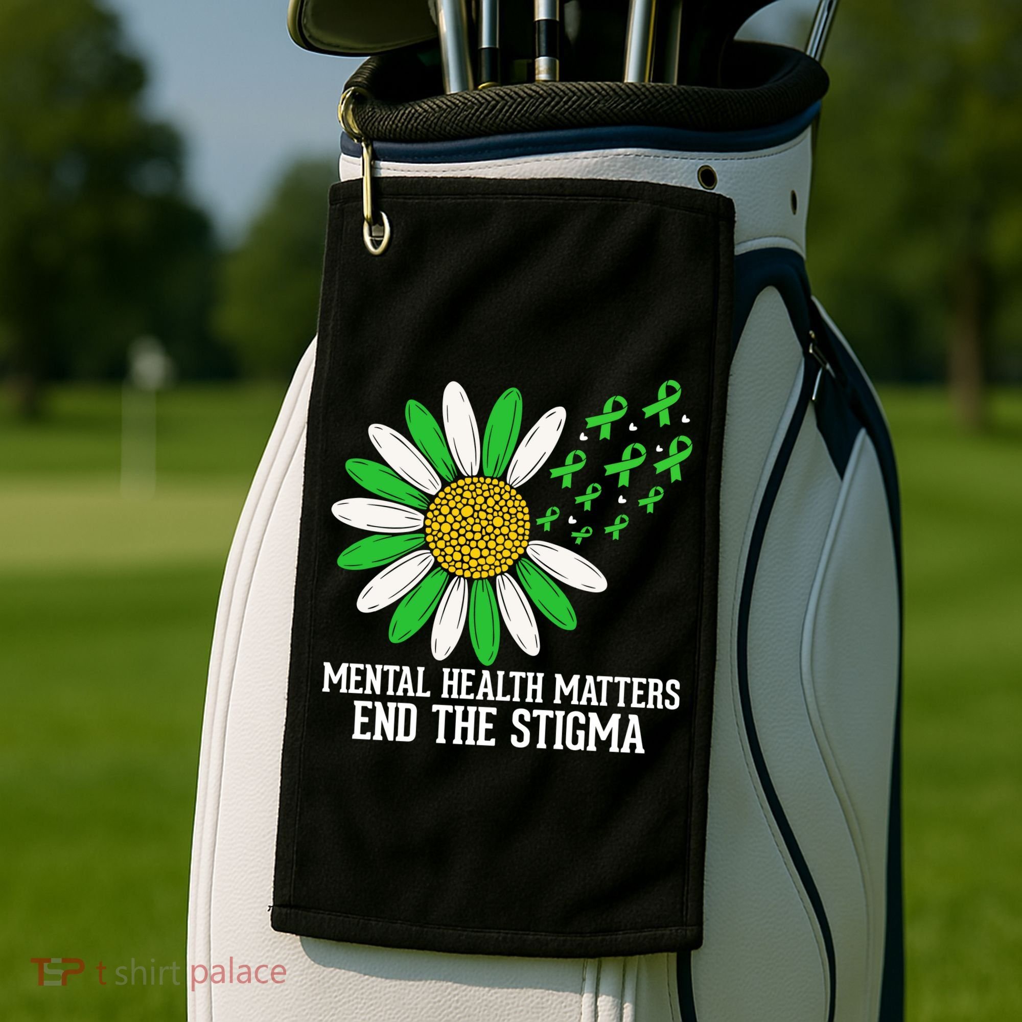 Mental Health Matters End The Stigma Golf Towel