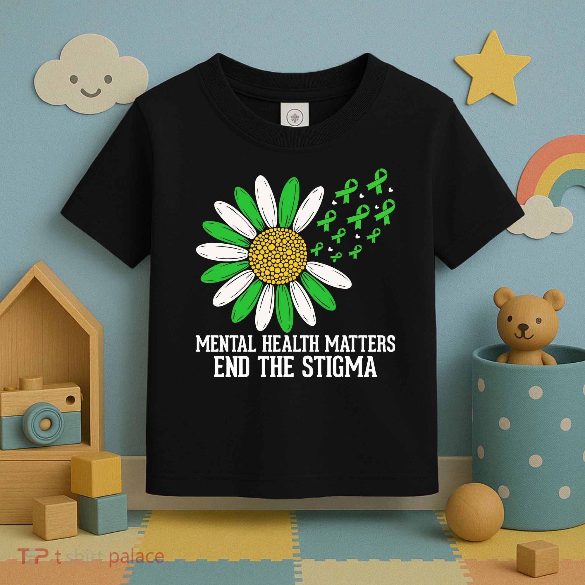 Mental Health Matters End The Stigma Toddler T-Shirt