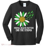 Mental Health Matters End The Stigma Kids Long Sleeve Shirt thumb 0