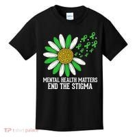 Mental Health Matters End The Stigma Kids T-Shirt thumb 0