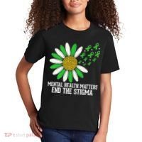 Mental Health Matters End The Stigma Kids T-Shirt thumb 2