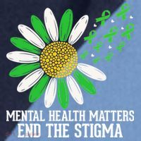 Mental Health Matters End The Stigma Raglan Baseball Sleeve Shirt thumb 2