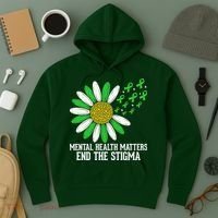 Mental Health Matters End The Stigma Hoodie thumb 3