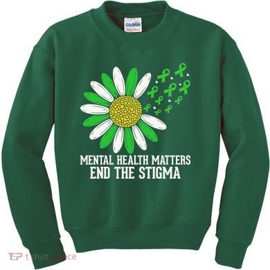 Mental Health Matters End The Stigma Kids Sweatshirt