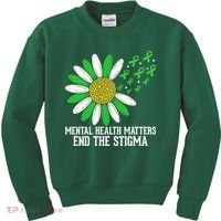 Mental Health Matters End The Stigma Kids Sweatshirt thumb 0