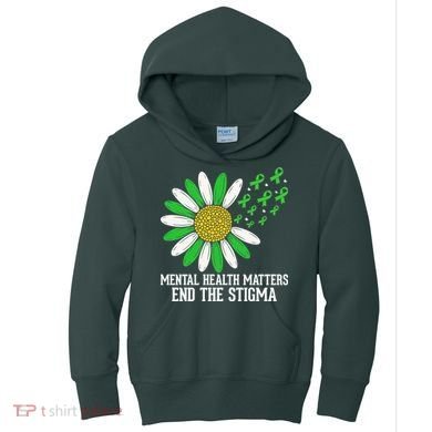 Mental Health Matters End The Stigma Kids Hoodie