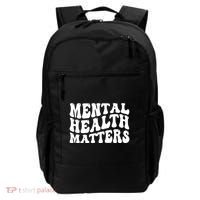 Mental Health Matters Groovy Retro Backpack thumb 0