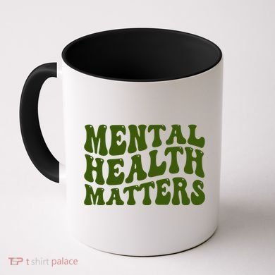 Mental Health Matters Groovy Retro Coffee Mug