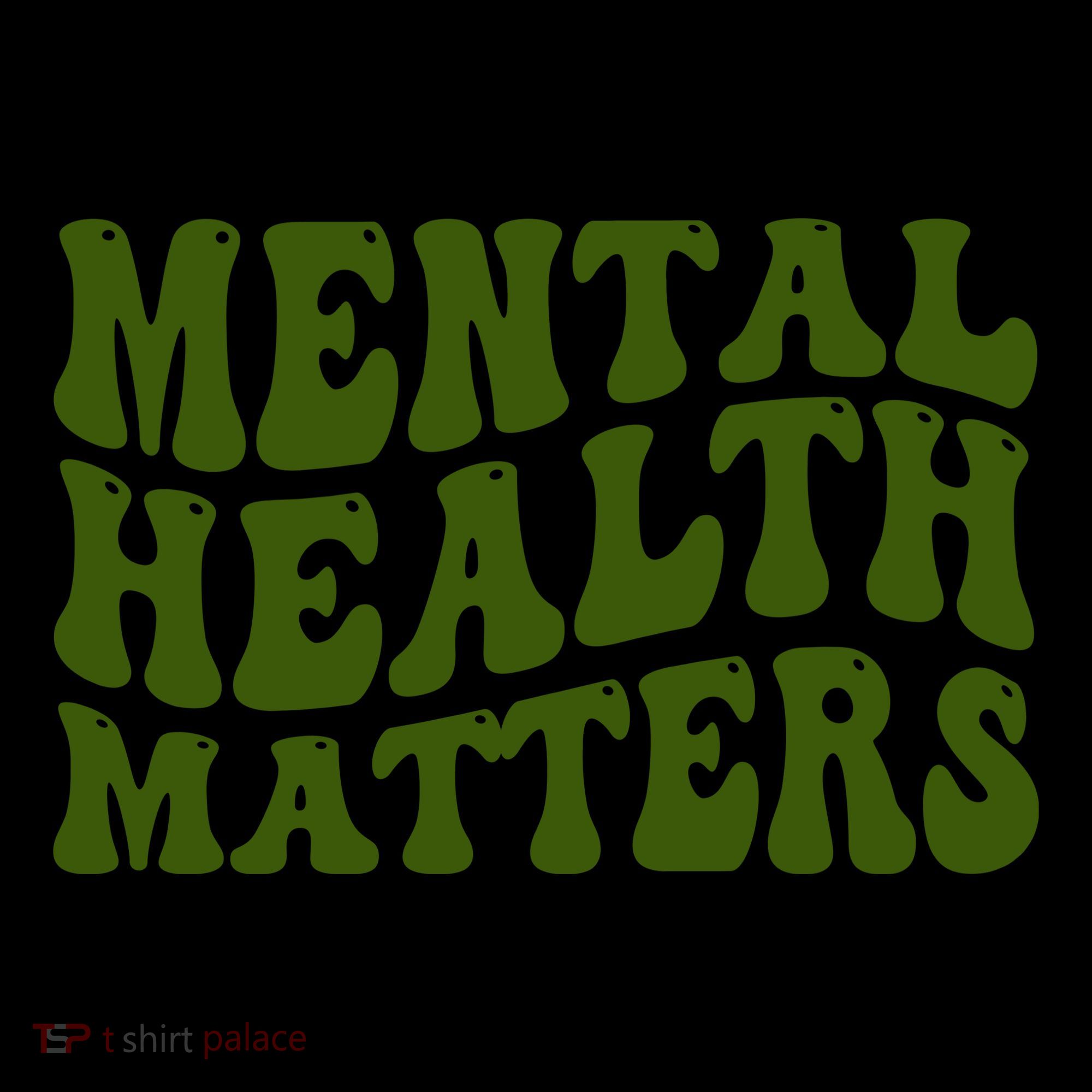 Mental Health Matters Groovy Retro Coffee Mug