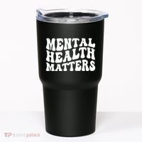 Mental Health Matters Groovy Retro Tumbler thumb 0