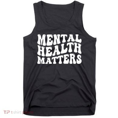 Mental Health Matters Groovy Retro Tank Top