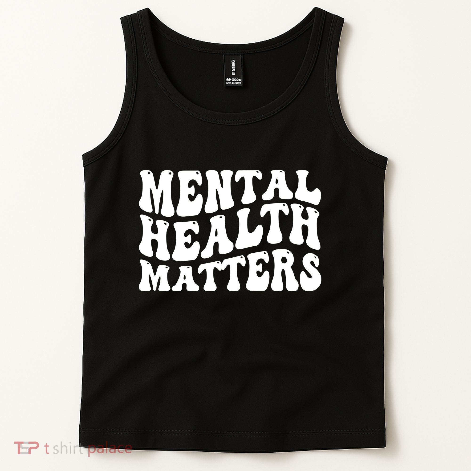 Mental Health Matters Groovy Retro Tank Top
