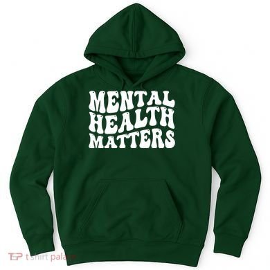 Mental Health Matters Groovy Retro Hoodie