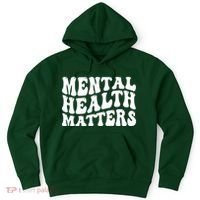 Mental Health Matters Groovy Retro Hoodie thumb 0