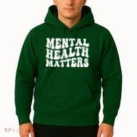 Mental Health Matters Groovy Retro Hoodie thumb 2